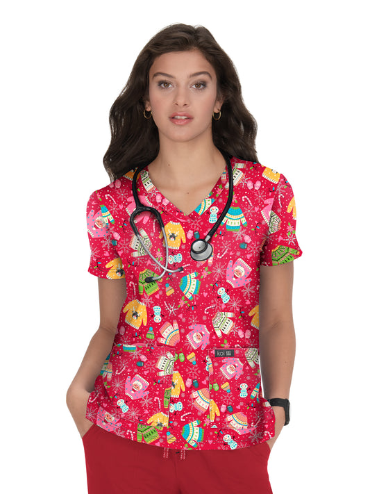 Women's Athletic-Inspired, Breathable Mesh Leslie Top