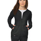 Women's 3-Pocket 2-Way Zipper Clarity Jacket - 445 - Black