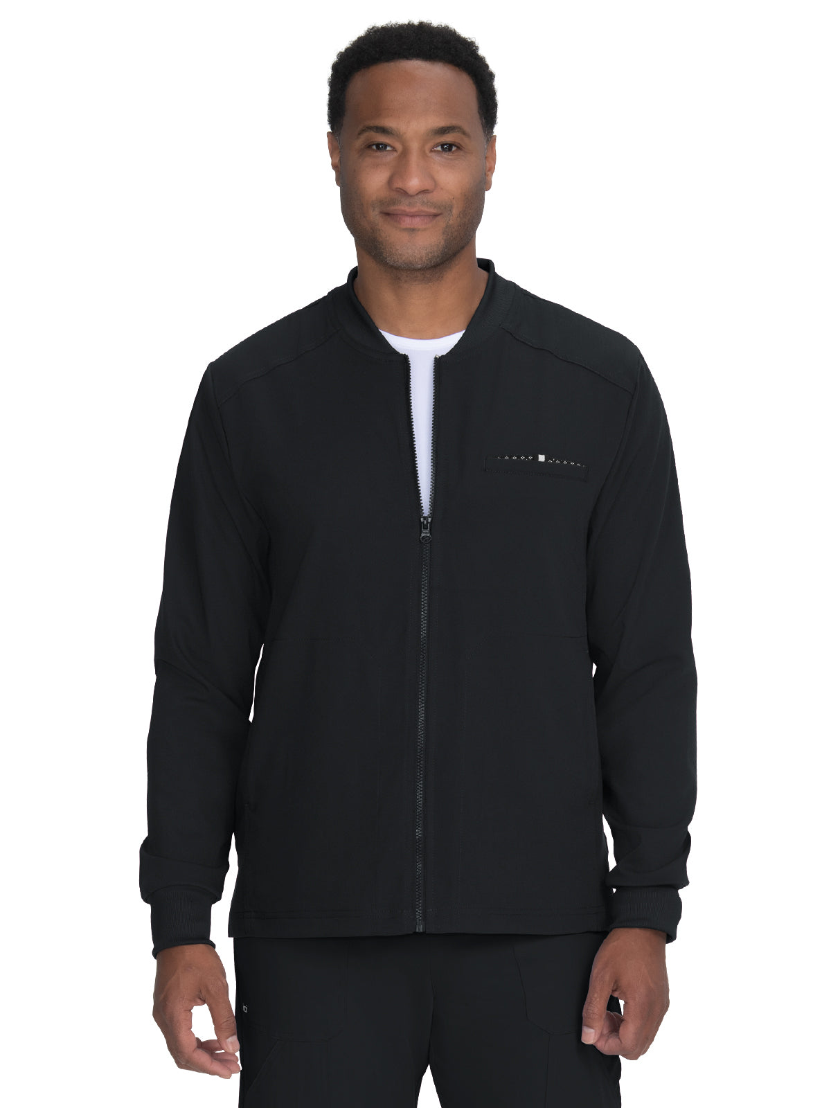 Men's 5-Pocket Zipper Front Ready Set Go Jacket - 460 - Black