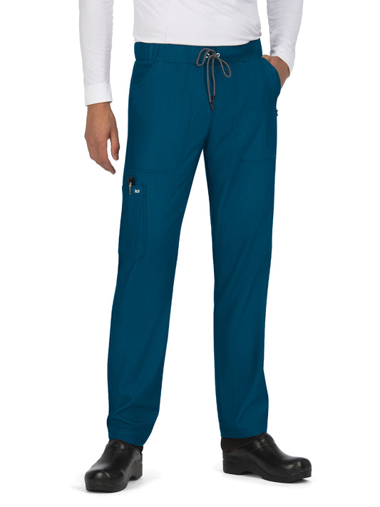 Men's 6-Pocket Straight Leg Make it Happen Pant - 609 - Caribbean Blue