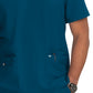 Men's 4-Pocket  V-Neck Free To Be Top - 672 - Caribbean Blue