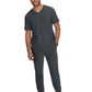 Men's 4-Pocket  V-Neck Free To Be Top - 672 - Charcoal