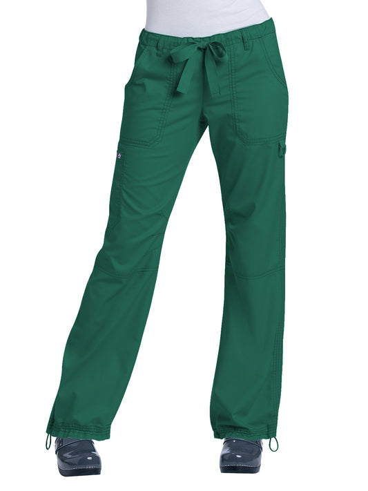 Women's 7-Pocket Adjustable Drawstring Lindsey Cargo Pant - 701 - Hunter