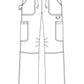 Women's 7-Pocket Adjustable Drawstring Lindsey Cargo Pant - 701 - Ruby