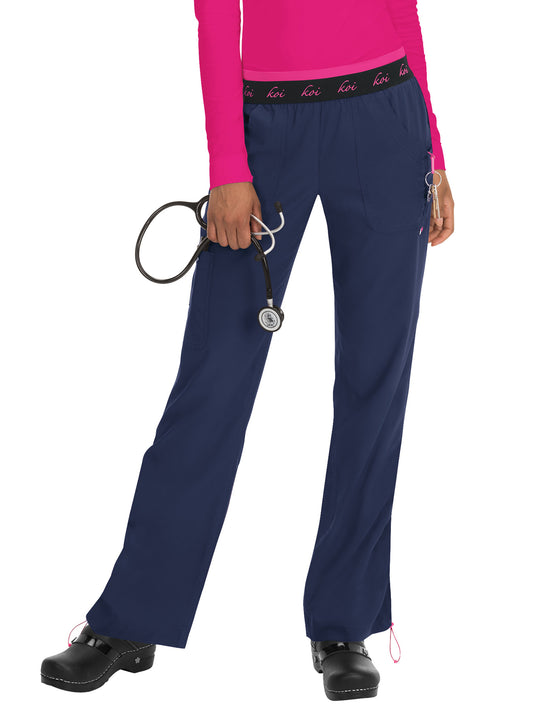 Women's 5-Pocket Stretch Yoga-Style Spirit Pant - 720 - Navy