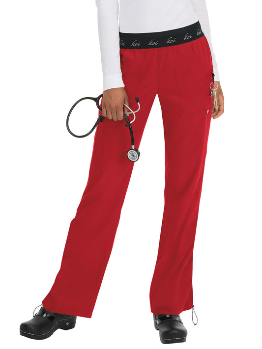 Women's 5-Pocket Stretch Yoga-Style Spirit Pant - 720 - Ruby