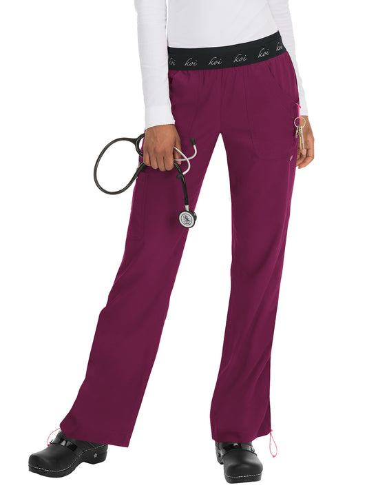 Women's 5-Pocket Stretch Yoga-Style Spirit Pant - 720 - Wine