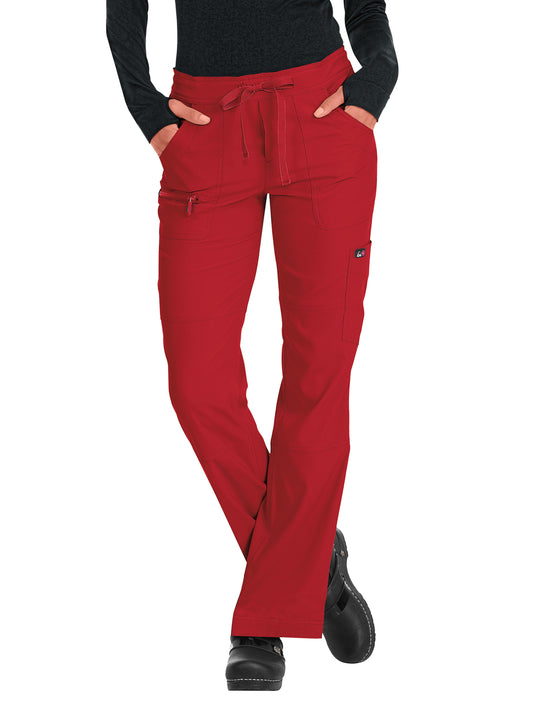 Women's 6-Pocket Stretch Peace Pant - 721 - Ruby