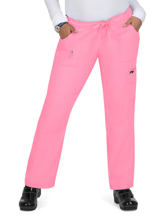 Women's 6-Pocket Stretch Peace Pant - 721 - Peony Pink