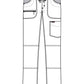 Women's 6-Pocket Stretch Peace Pant - 721 - Ruby