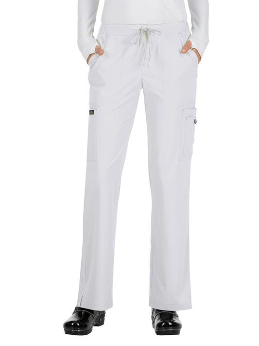 Women's 8-Pocket Stretch Cargo Holly Pant - 731 - White