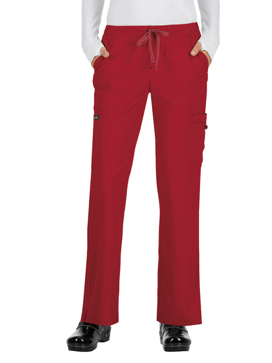 Women's 8-Pocket Stretch Cargo Holly Pant - 731 - Ruby