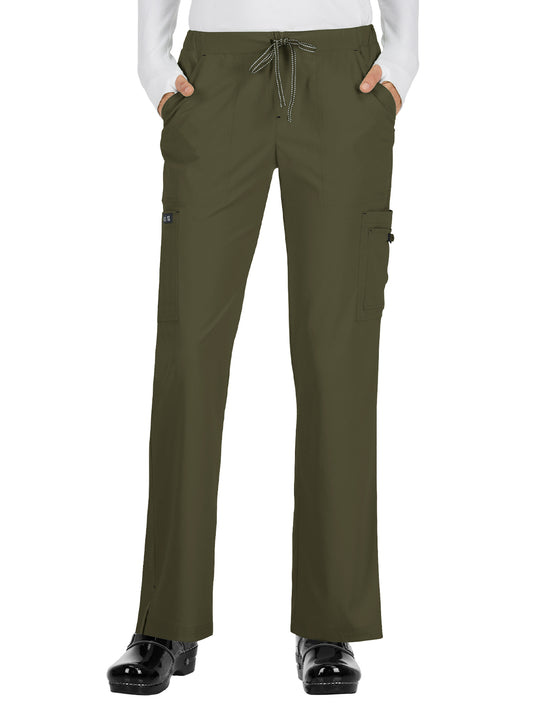 Women's 8-Pocket Stretch Cargo Holly Pant - 731 - Olive Green