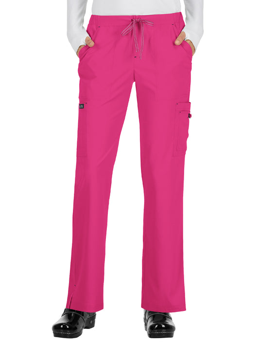 Women's 8-Pocket Stretch Cargo Holly Pant - 731 - Flamingo