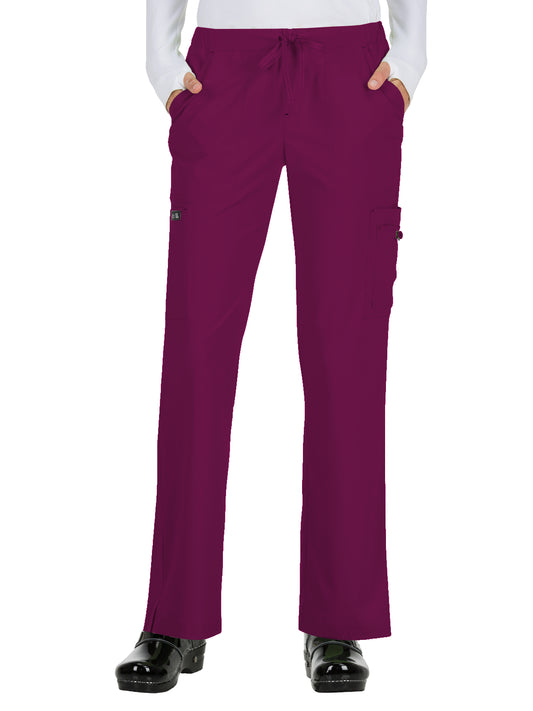 Women's 8-Pocket Stretch Cargo Holly Pant - 731 - Wine