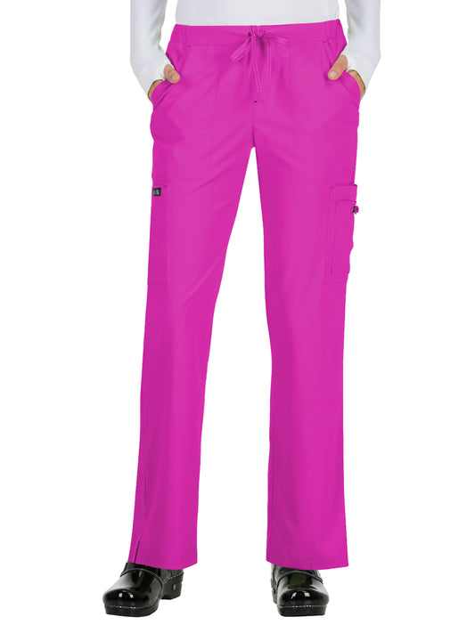 Women's 8-Pocket Stretch Cargo Holly Pant - 731 - Azalea Pink