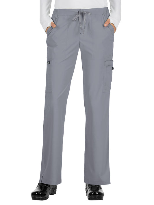 Women's 8-Pocket Stretch Cargo Holly Pant - 731 - Platinum Grey