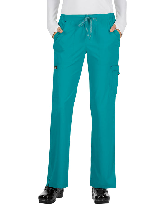 Women's 8-Pocket Stretch Cargo Holly Pant - 731 - Teal