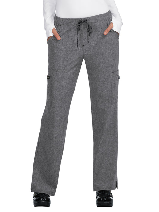 Women's 8-Pocket Stretch Cargo Holly Pant - 731 - Heather Grey