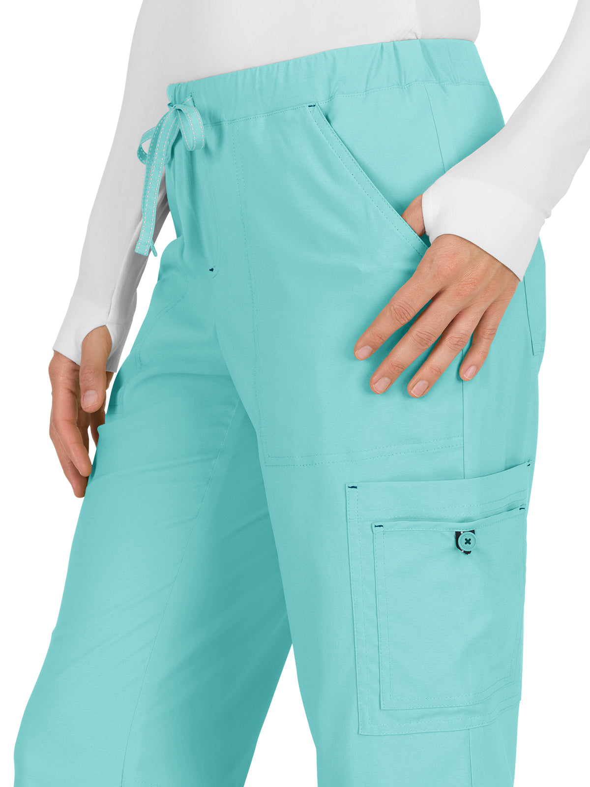 Women's 8-Pocket Stretch Cargo Holly Pant - 731 - Fresh Mint