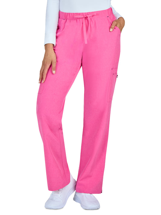 Women's 8-Pocket Stretch Cargo Holly Pant - 731 - Heather Pink Lemonade
