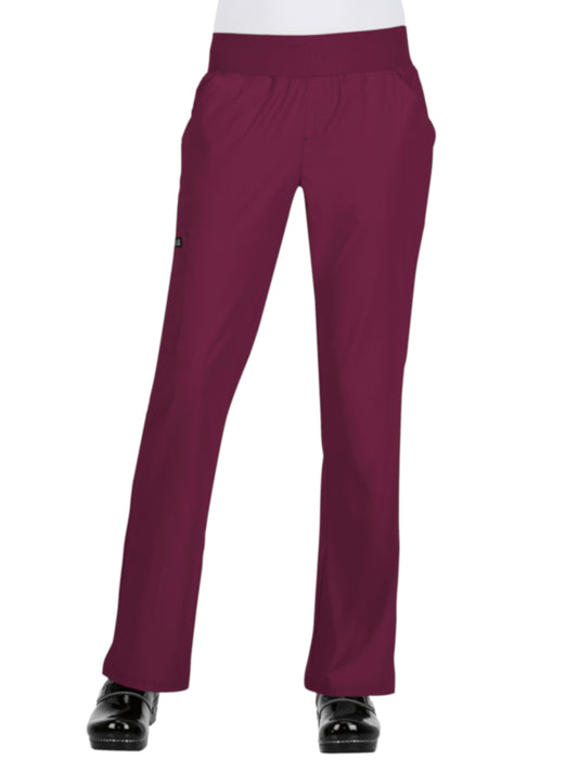 Women's 6-Pocket Yoga-Style Laurie Pant - 732 - Wine