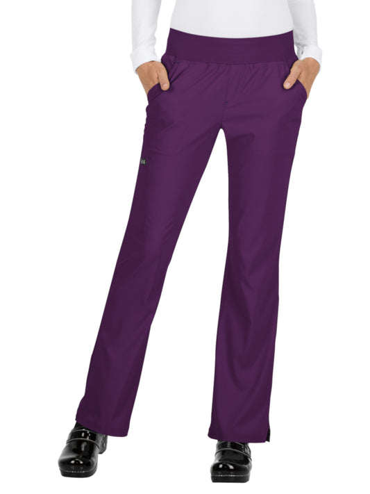 Women's 6-Pocket Yoga-Style Laurie Pant - 732 - Eggplant