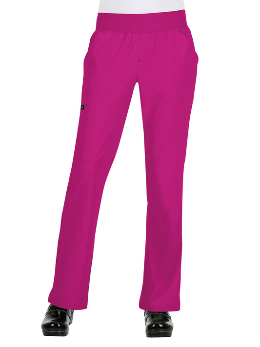 Women's 6-Pocket Yoga-Style Laurie Pant - 732 - Azalea Pink