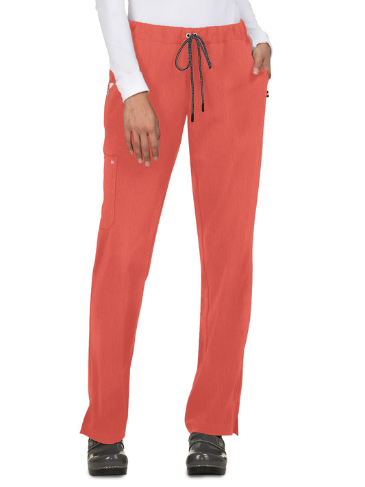 Women's 5-Pocket Cargo Everyday Hero Pant - 739 - Heather Coral