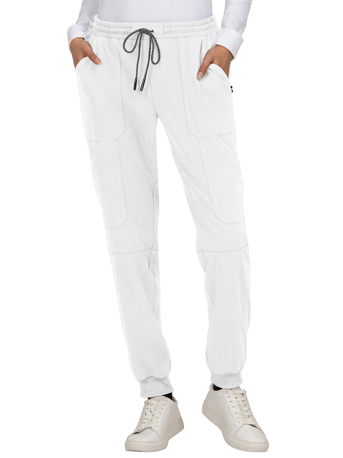 Women's 7-Pocket Stretch Jogger Good Vibe Pant - 740 - White