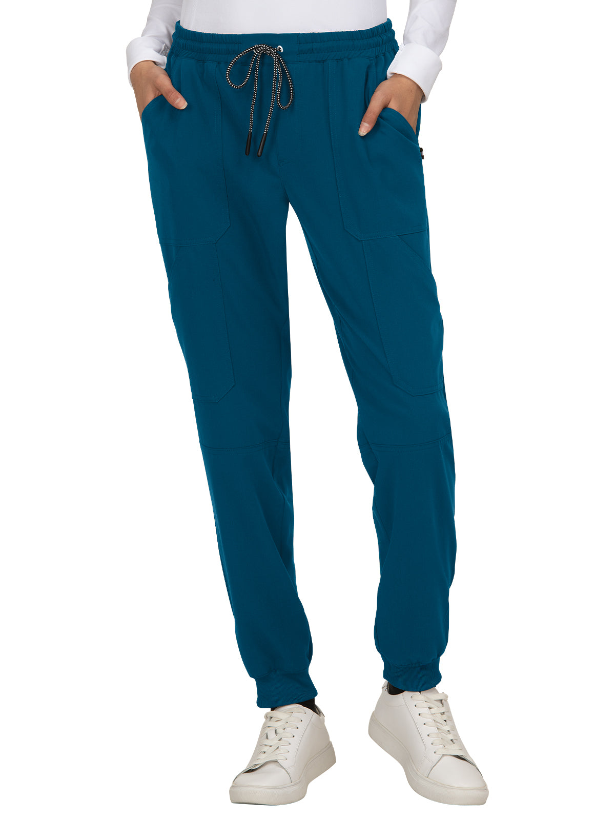 Women's 7-Pocket Stretch Jogger Good Vibe Pant - 740 - Caribbean Blue