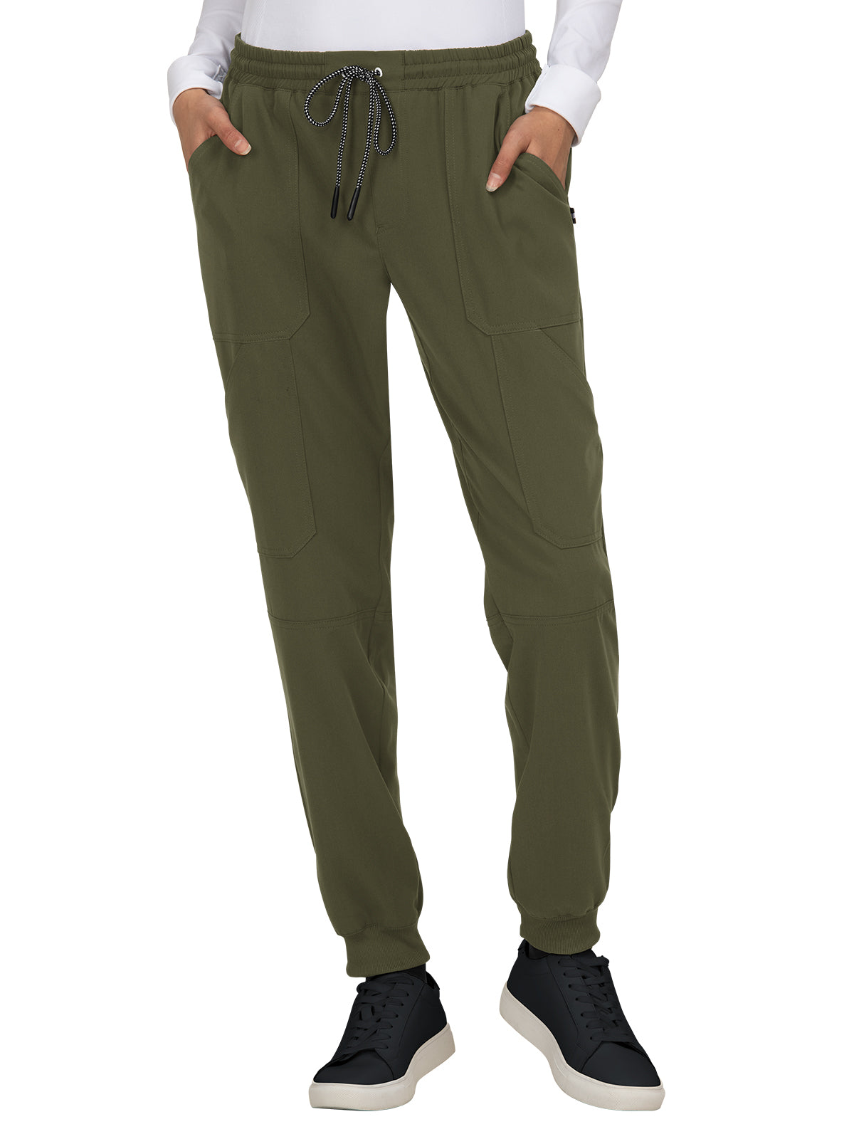 Women's 7-Pocket Stretch Jogger Good Vibe Pant - 740 - Olive Green