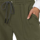 Women's 7-Pocket Stretch Jogger Good Vibe Pant - 740 - Olive Green