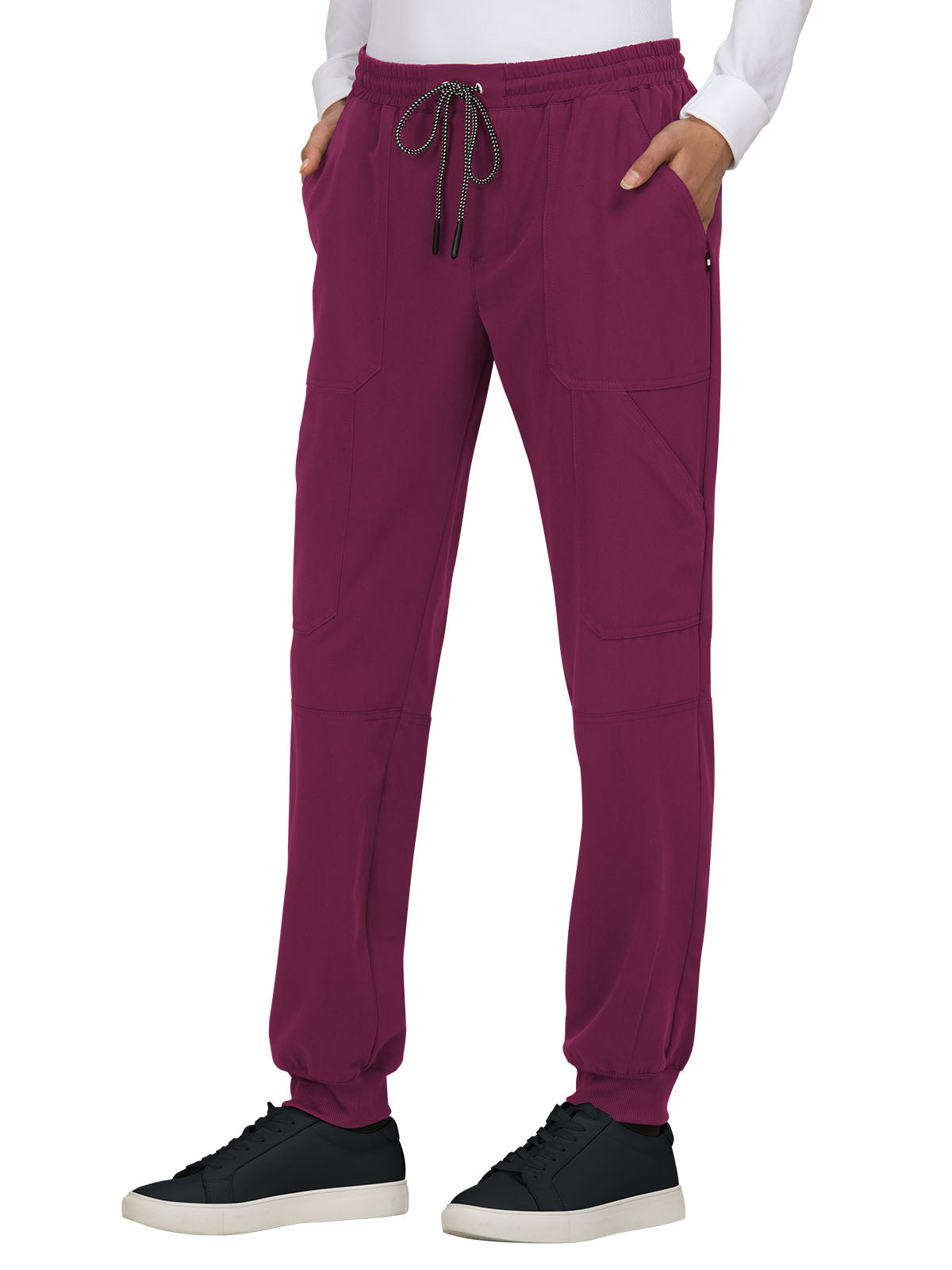 Women's 7-Pocket Stretch Jogger Good Vibe Pant - 740 - Wine