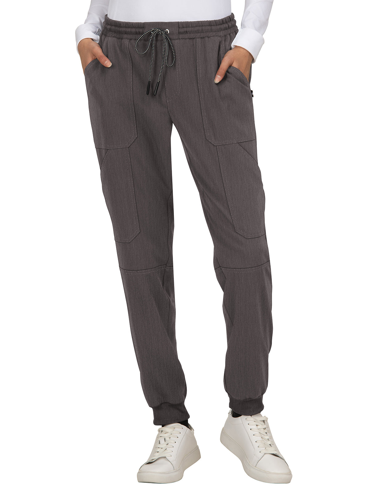 Women's 7-Pocket Stretch Jogger Good Vibe Pant - 740 - Heather Grey