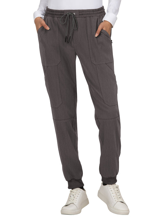 Women's 7-Pocket Stretch Jogger Good Vibe Pant - 740 - Heather Grey