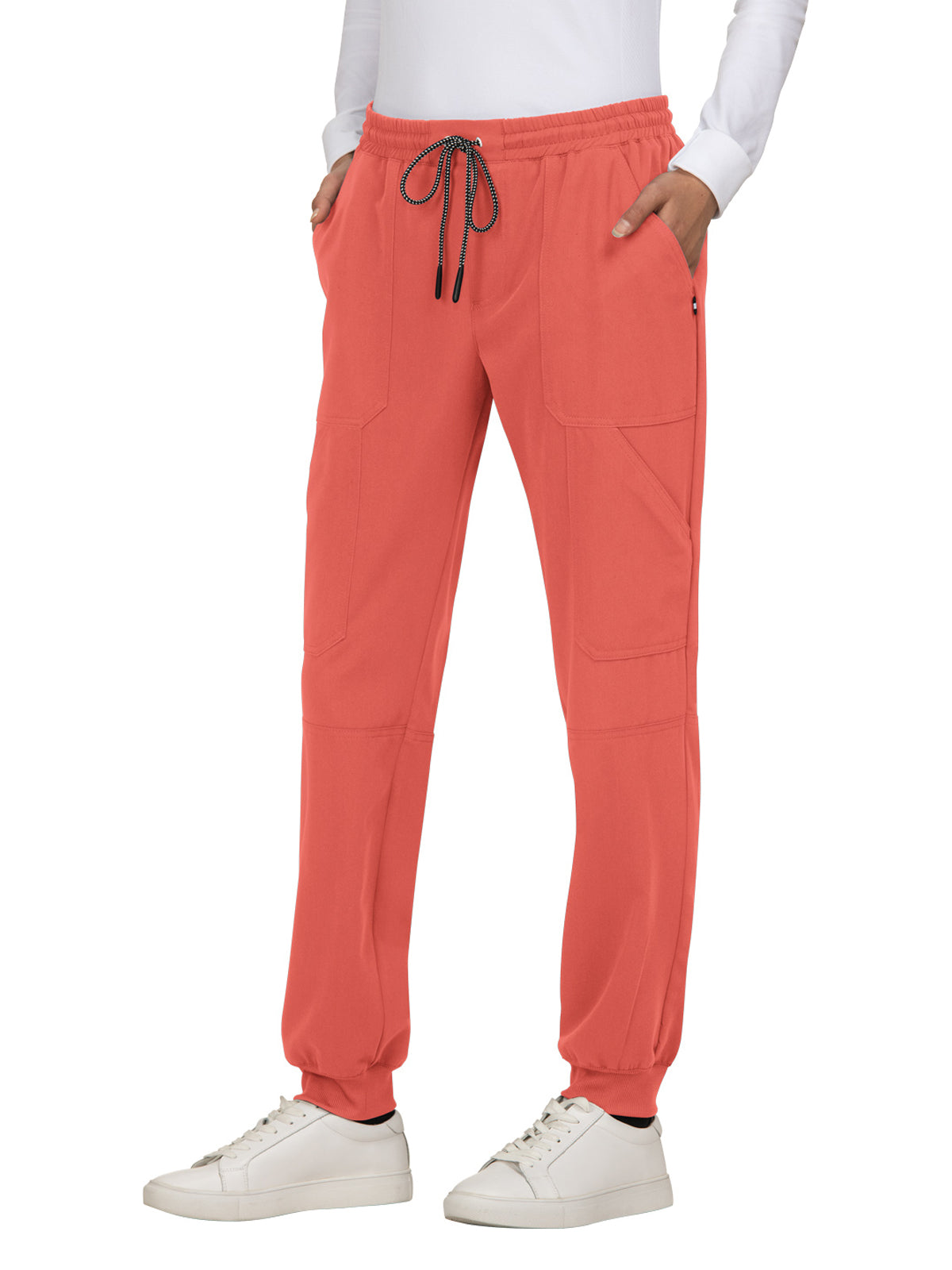 Women's 7-Pocket Stretch Jogger Good Vibe Pant - 740 - Heather Coral