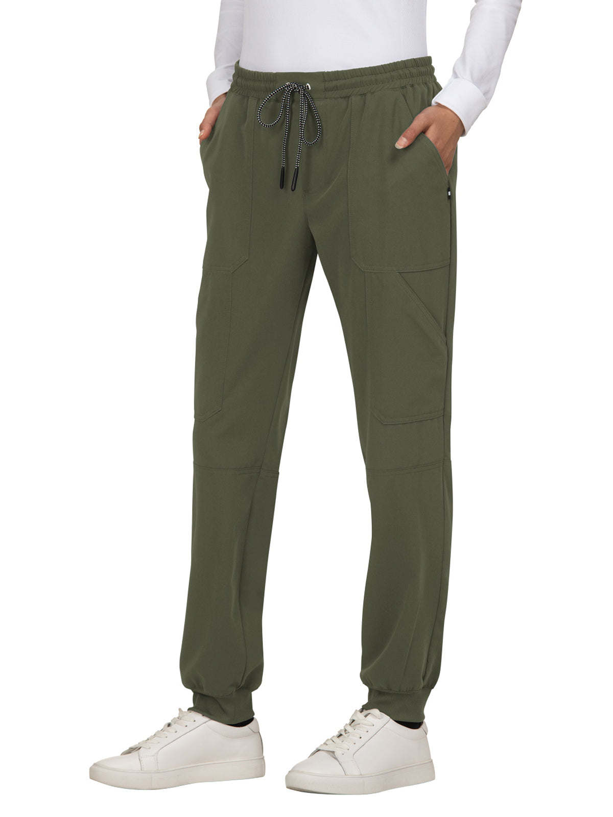 Women's 7-Pocket Stretch Jogger Good Vibe Pant - 740 - Heather Olive