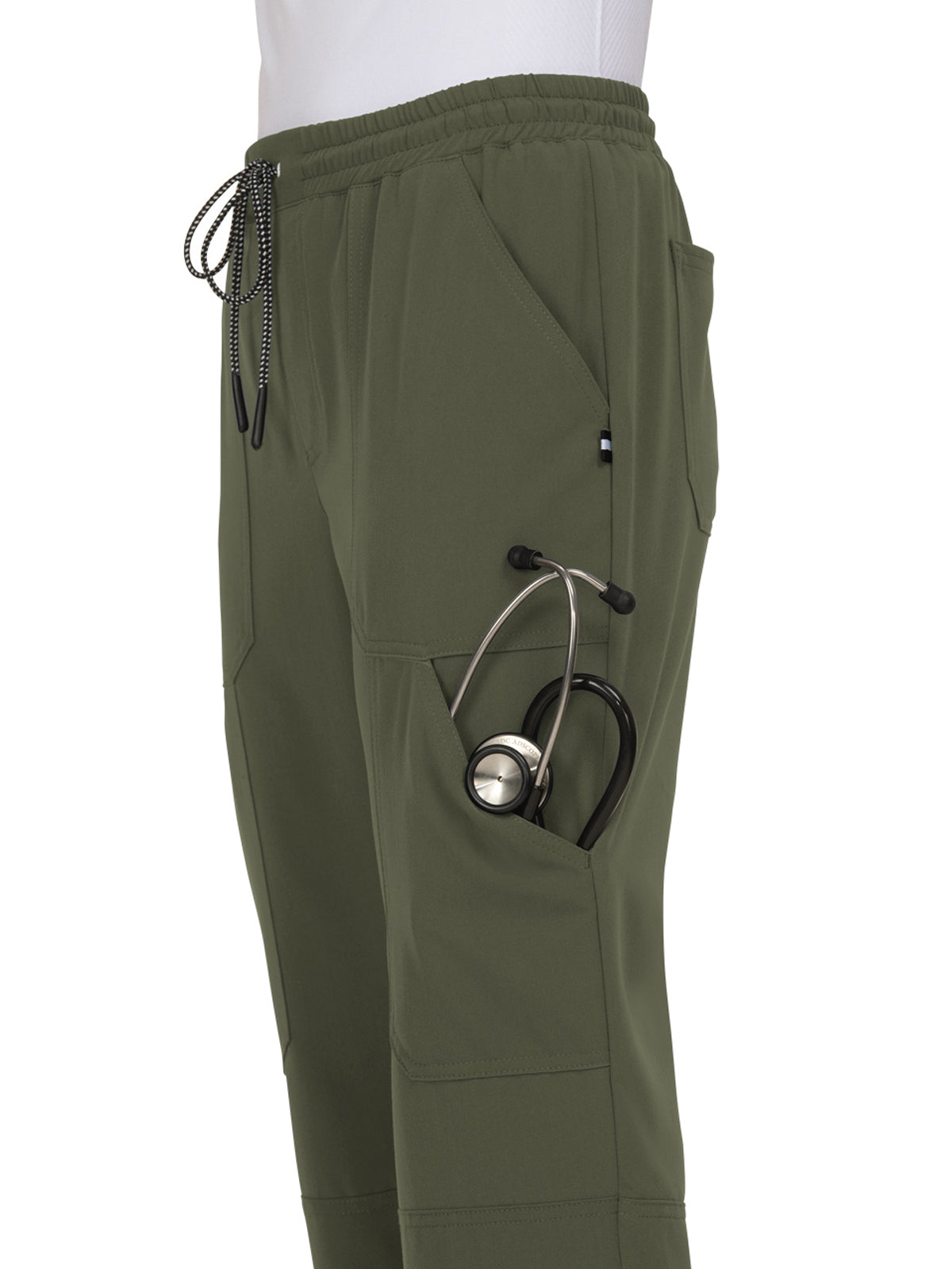 Women's 7-Pocket Stretch Jogger Good Vibe Pant - 740 - Heather Olive
