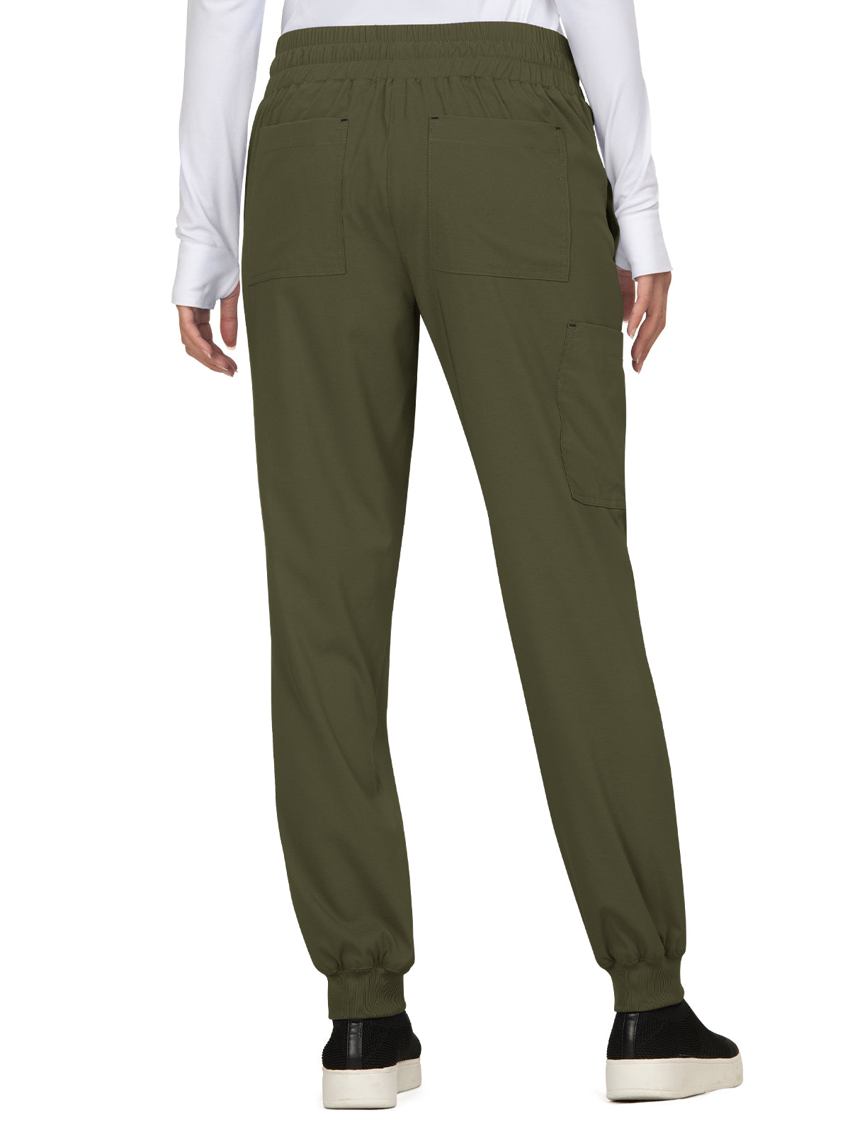 Women's 5-Pocket Stretch Jogger Gemma Pant - 741 - Olive Green