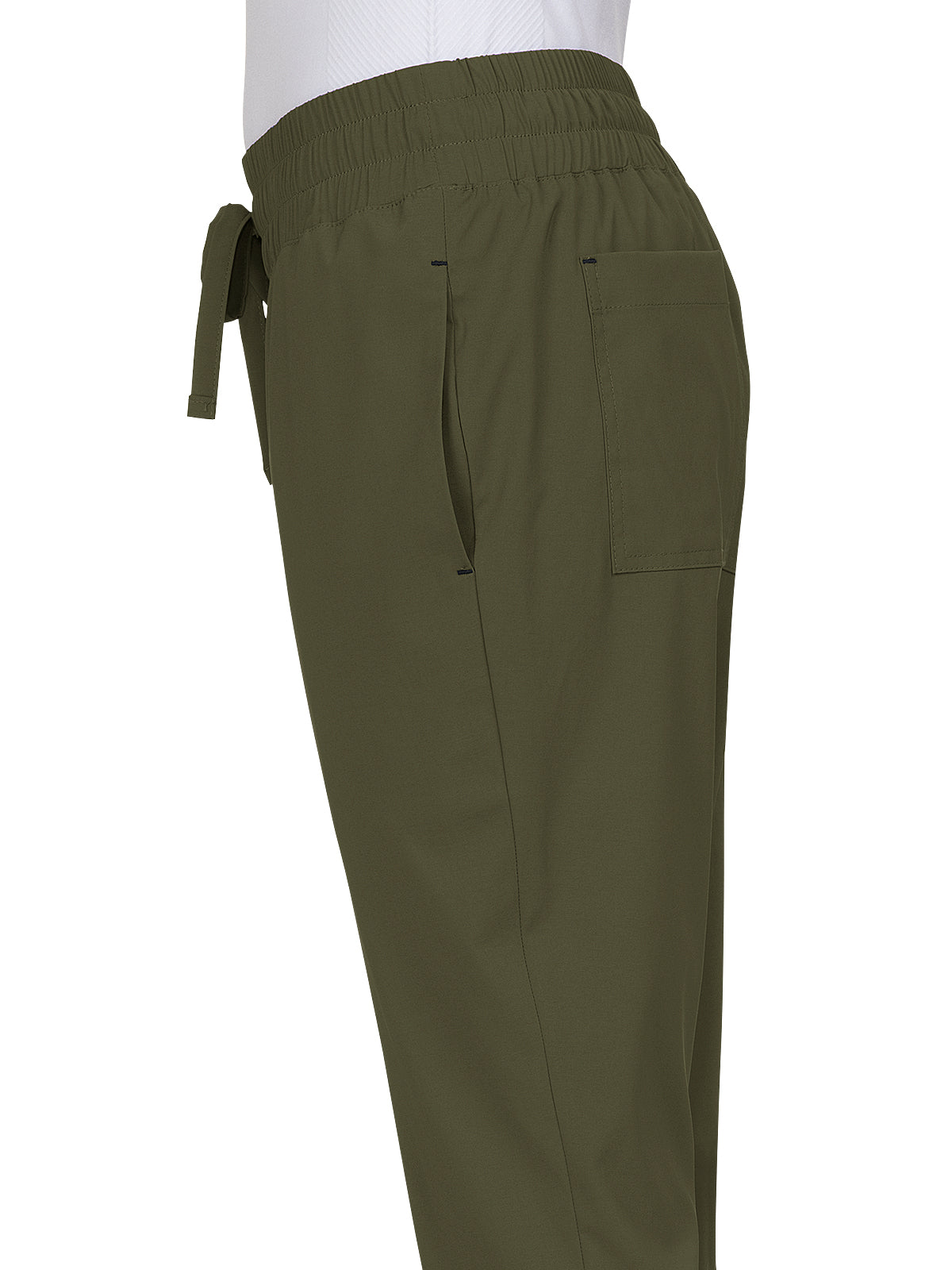 Women's 5-Pocket Stretch Jogger Gemma Pant - 741 - Olive Green