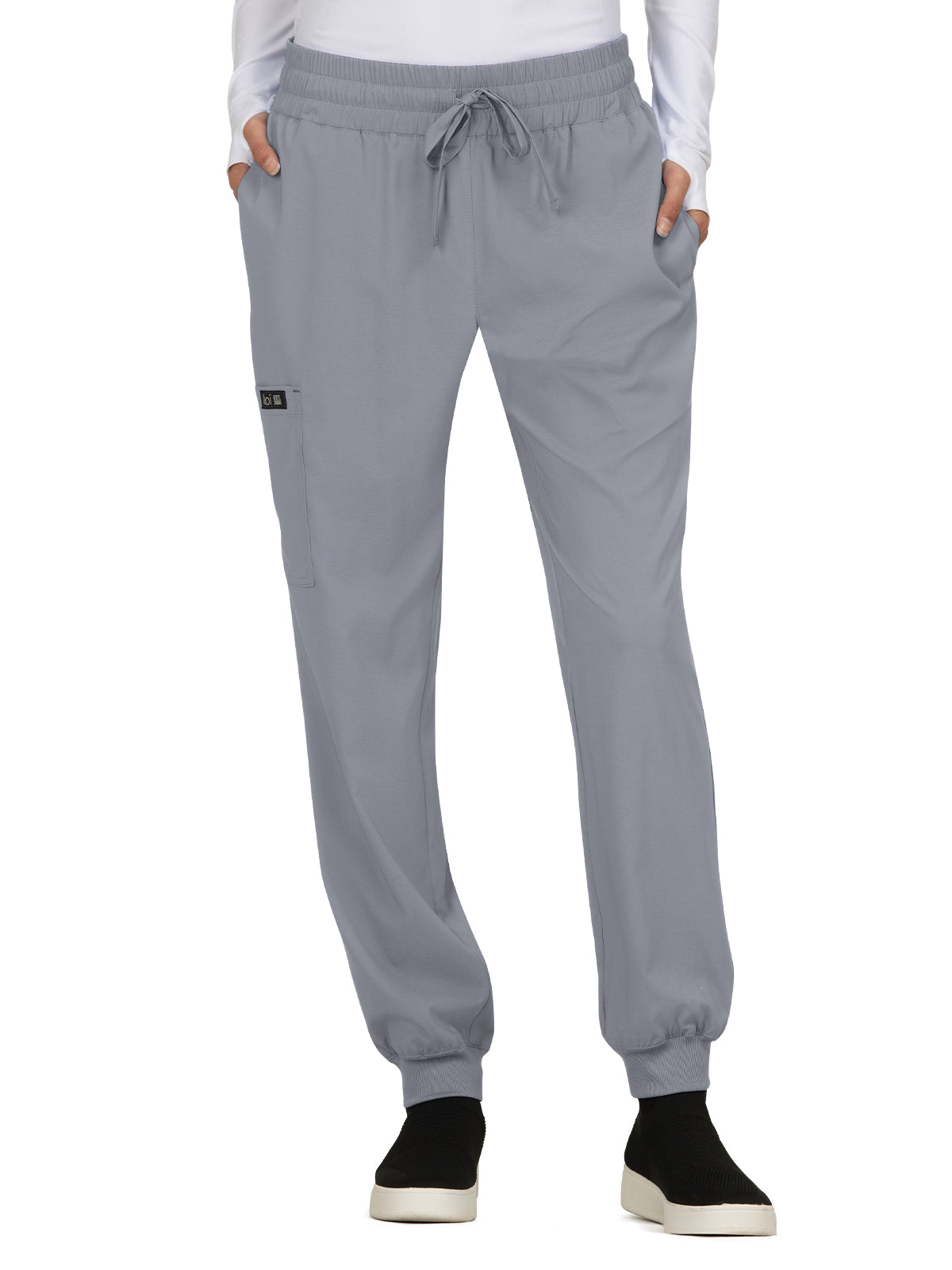 Women's 5-Pocket Stretch Jogger Gemma Pant - 741 - Platinum Grey