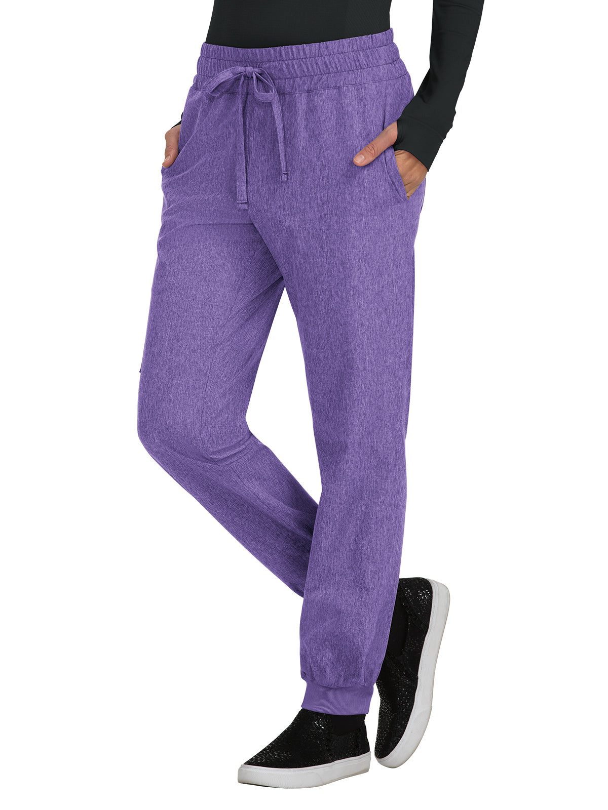 Women's 5-Pocket Stretch Jogger Gemma Pant - 741 - Heather Wisteria