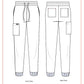 Women's 5-Pocket Stretch Jogger Gemma Pant - 741 - Heather Mango
