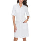 Women's 4-Pocket Button-Front Alexandra Dress - 905 - White