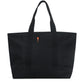 Durable Coated Canvas Gather Me Up Tote Bag - A185 - Black