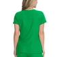 Women's 3-Pocket Snap-Button Placket V-Neck Freesia Top - B101 - Lucky Green