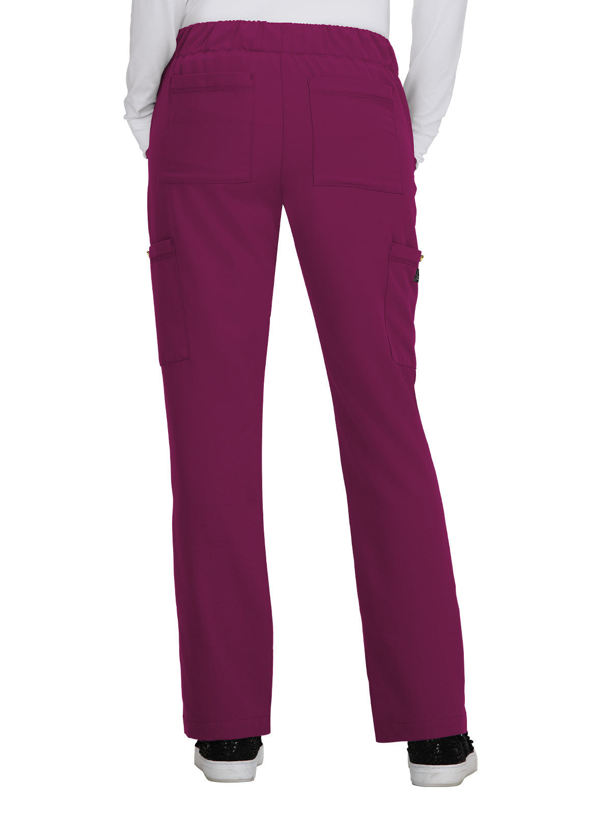 Women's 6-Pocket Slim Fit Buttercup Pant - B700 - Raspberry