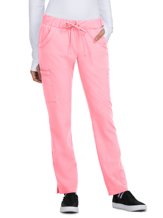 Women's 6-Pocket Slim Fit Buttercup Pant - B700 - Sweet Pink