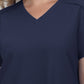 Women's 3-Pocket V-Neck Cardi Top - C101 - Navy